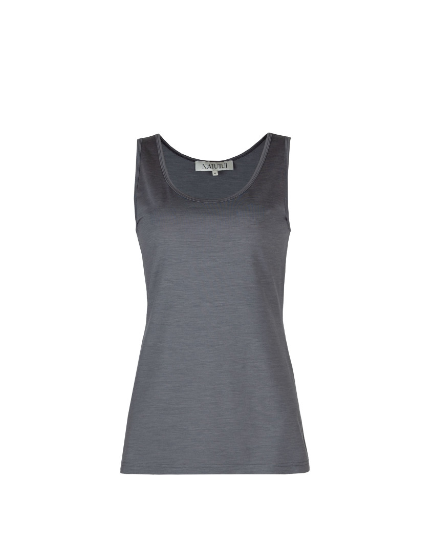 Merino wool sleeveless tank top