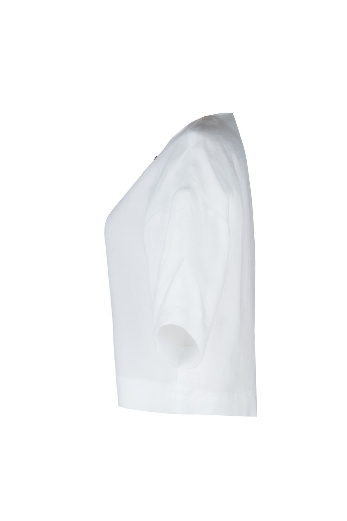 Leinenblazer mit Reißverschluss