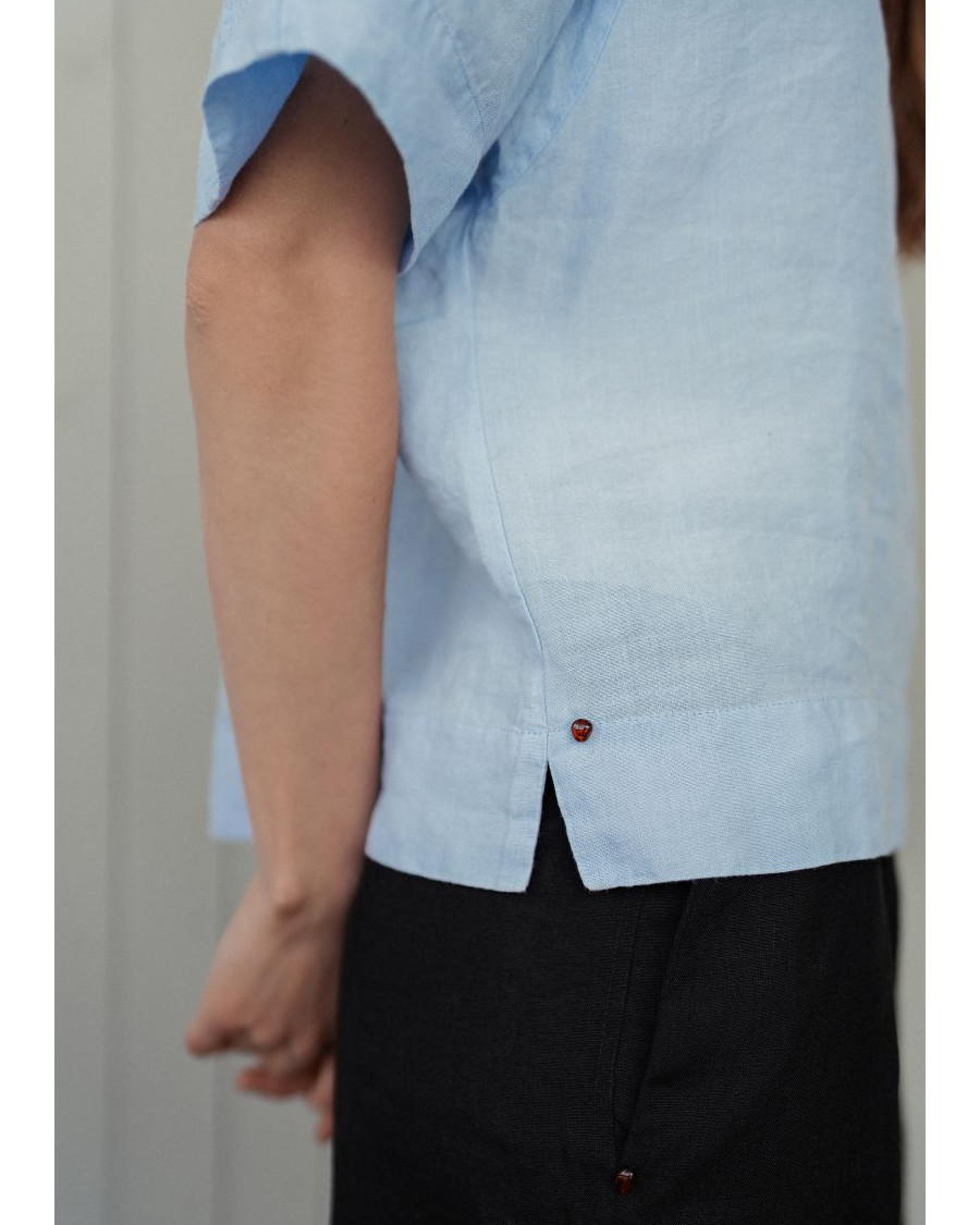 Polohemd aus Leinen
