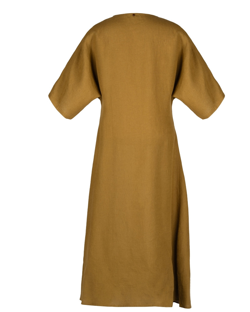 Langes Kleid aus Leinen
