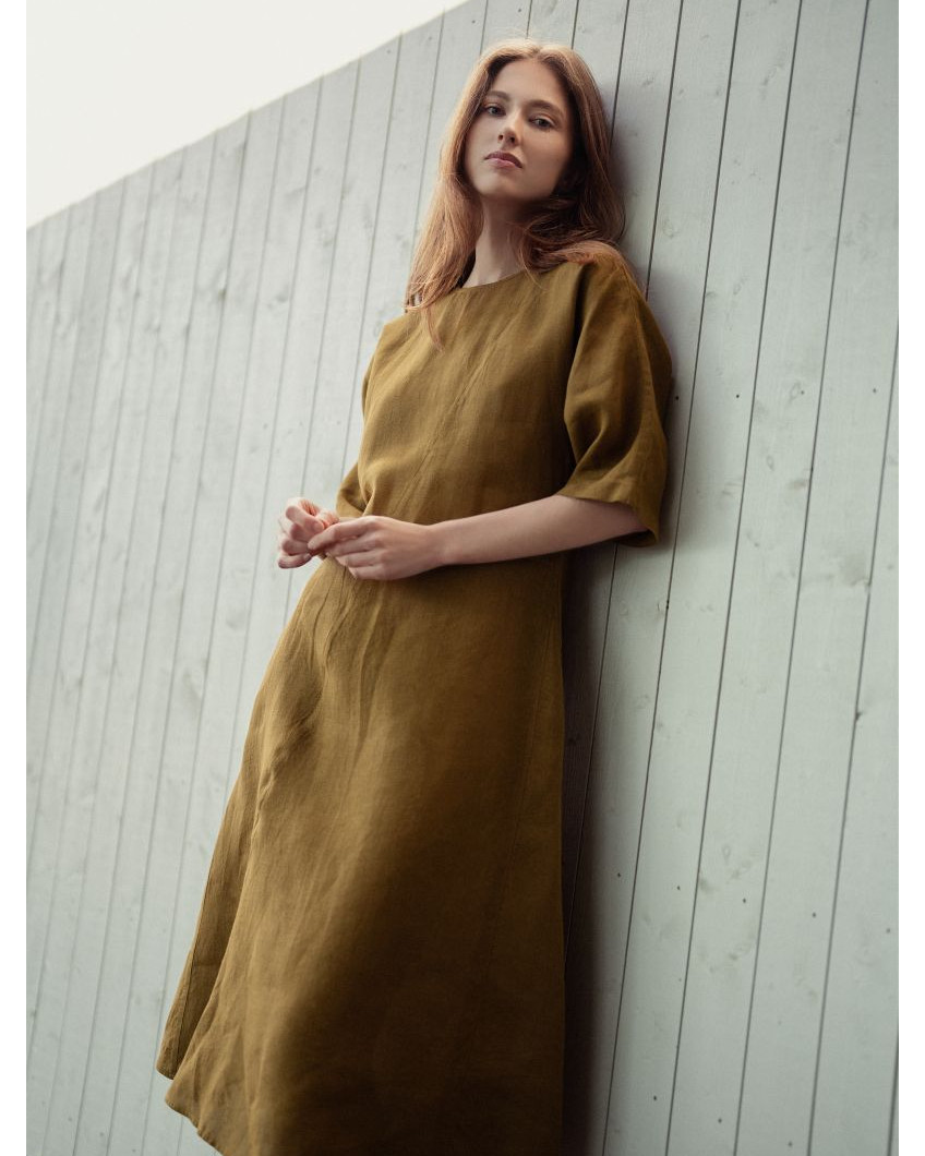 Linen long dress