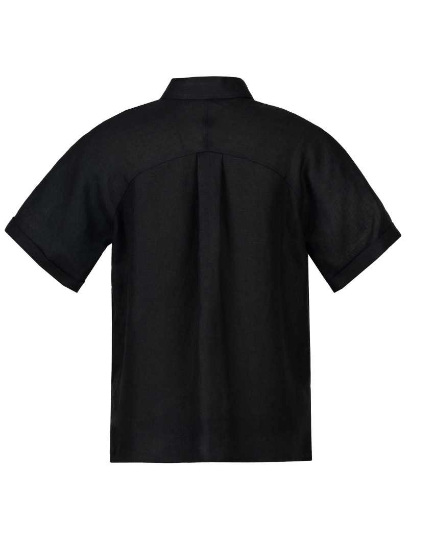 Kurzärmeliges Leinenhemd