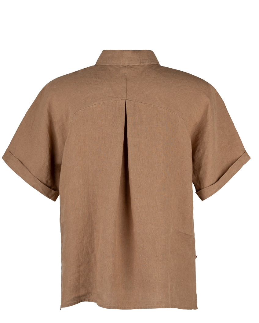 Kurzärmeliges Leinenhemd
