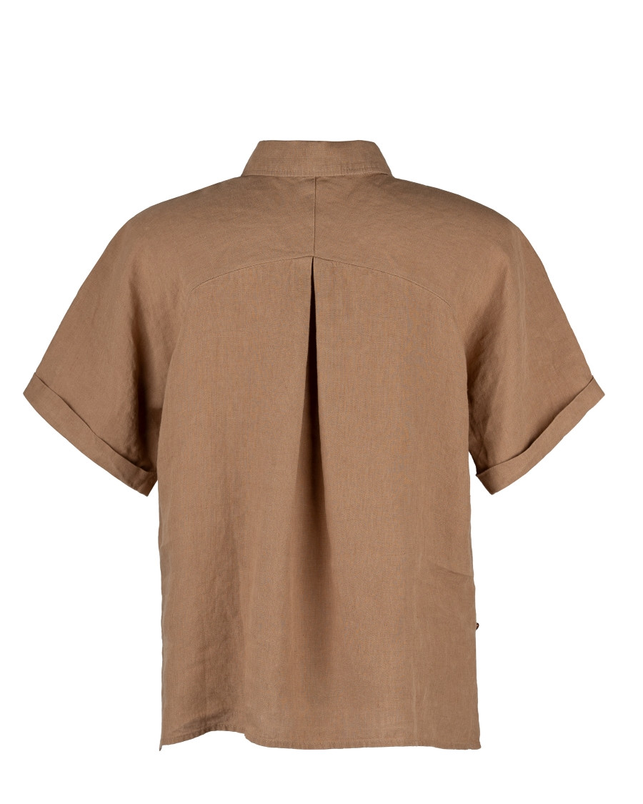 Kurzärmeliges Leinenhemd